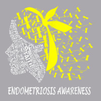 We Wear Yellow For Endometriosis Awareness T Shirt Youth 3/4 Sleeve | Artistshot