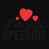 Im Just Speechie Funny Speech Pathologis For Slp Crop Top | Artistshot