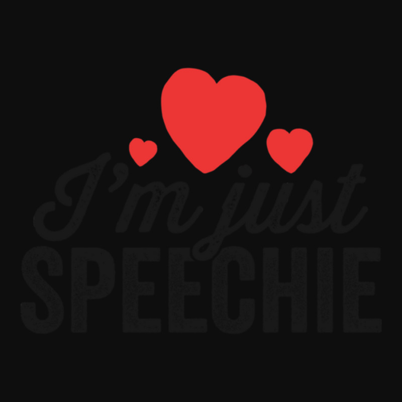 Im Just Speechie Funny Speech Pathologis For Slp Crop Top by cm-arts | Artistshot