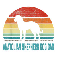 Vintage Anatolian Shepherd Dog Dad   Dog Lover T Shirt Crop Top | Artistshot