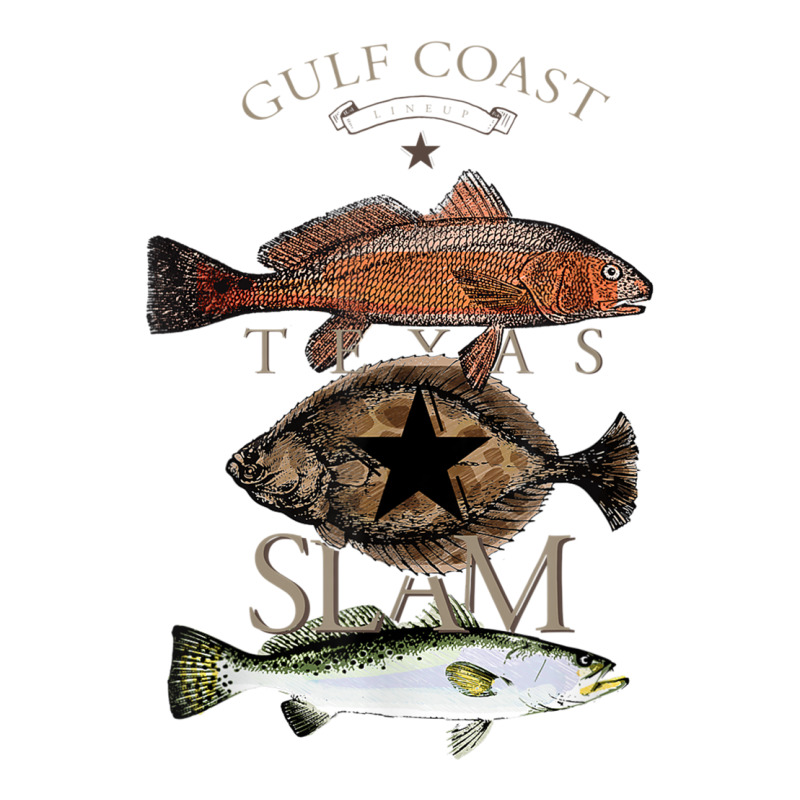 Texas Slam Fishing Red Drum Flounder Trout T Shirt Sticker | Artistshot