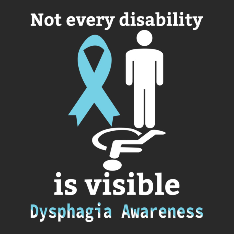 Not Every Disability Is Visible Dysphagia Awareness  Blue And Yellow R Printed hat by cm-arts | Artistshot