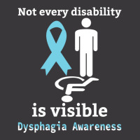 Not Every Disability Is Visible Dysphagia Awareness  Blue And Yellow R Ladies Curvy T-shirt | Artistshot