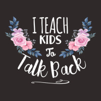 Speech Language Pathologist Personalized Gift , I Teach Kids To Talk B Racerback Tank | Artistshot