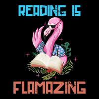 Book Reader Who Also Loves Animals Like The Flamingo 378 Booked Books  V-neck Tee | Artistshot