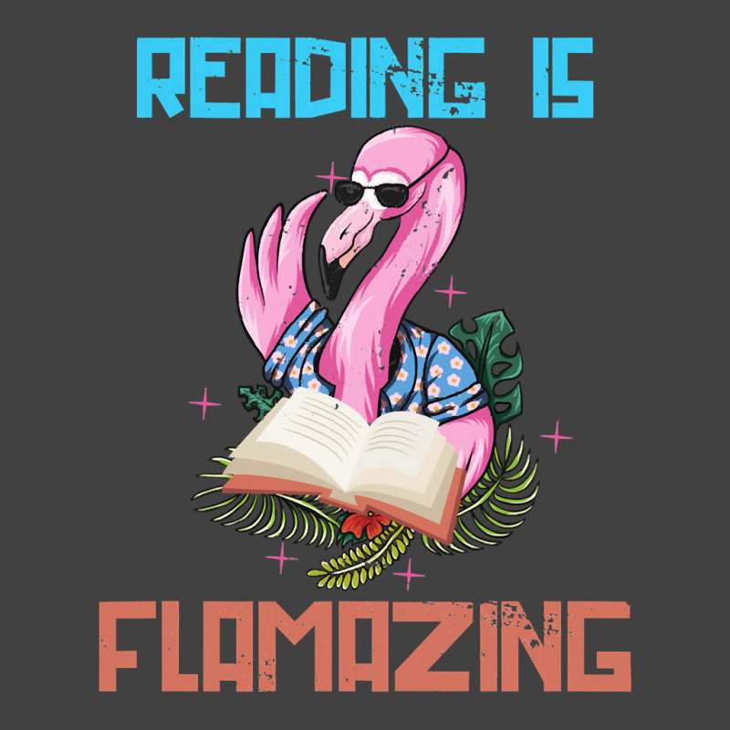 Book Reader Who Also Loves Animals Like The Flamingo 378 Booked Books  Vintage T-Shirt by cm-arts | Artistshot