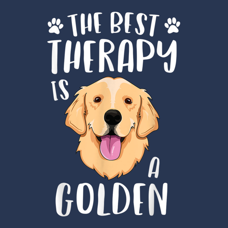 The Best Therapy Is A Golden Retriever Fur Mama Women Dog Men Denim Jacket by DevynGiorgio | Artistshot