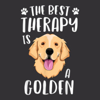 The Best Therapy Is A Golden Retriever Fur Mama Women Dog Vintage Short | Artistshot