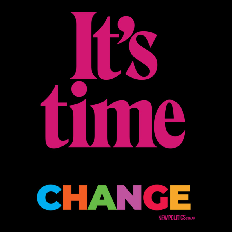 It’s Time … For Change V-Neck Tee by GEORGEJUBILEE | Artistshot