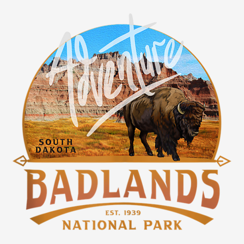 Badlands National Park South Dakota Bison Vacation Souvenir Tank Top Baby Bibs by cm-arts | Artistshot