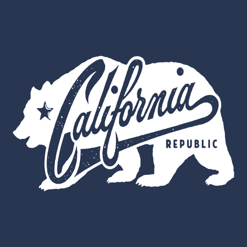 California Republic Grunge Bear Lifestyle Men Denim Jacket by cm-arts | Artistshot