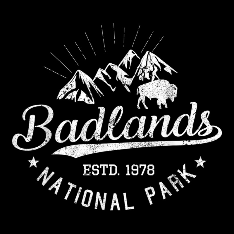 Badlands National Park Retro Vintage South Dakota Gift T Shirt Cropped Hoodie by cm-arts | Artistshot