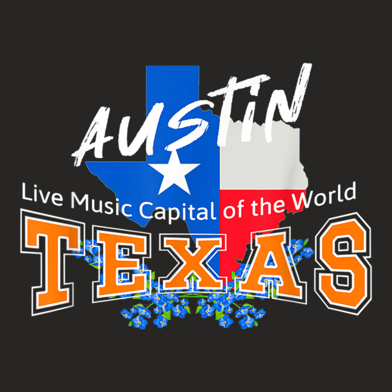 Austin Texas Nicknamed Live Music Capital Of The World T Shirt Ladies Fitted T-Shirt by cm-arts | Artistshot