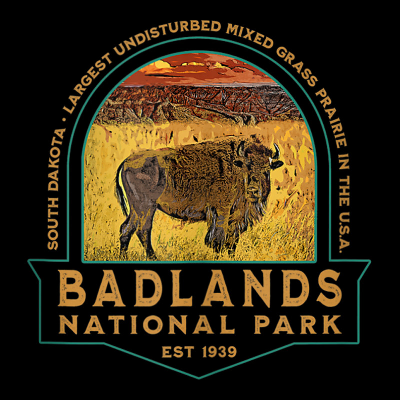 Badlands National Park South Dakota Bison Vacation Souvenir Tank Top Youth Jogger by cm-arts | Artistshot