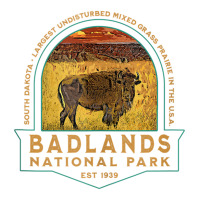 Badlands National Park South Dakota Bison Vacation Souvenir Tank Top Long Sleeve Baby Bodysuit | Artistshot