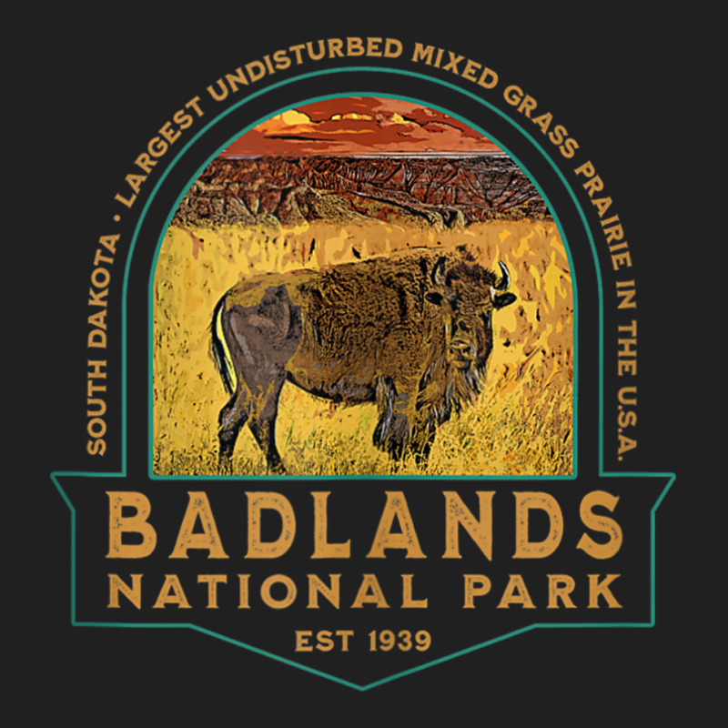 Badlands National Park South Dakota Bison Vacation Souvenir Tank Top Ladies Polo Shirt by cm-arts | Artistshot