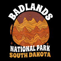 Badlands National Park South Dakota Retro Badlands T Shirt Men's 3/4 Sleeve Pajama Set | Artistshot