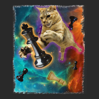 Cats In Space Chess Set Pieces Premium T Shirt Printed Hat | Artistshot