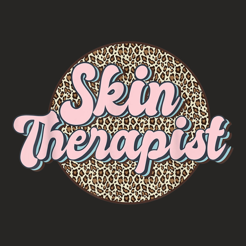 Skin Therapist Esthetician Leopard Skincare Ladies Fitted T-shirt | Artistshot