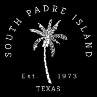 Retro Cool South Padre Island Texas Beach Palm Tree Novelty Long Sleev Kids Cap | Artistshot