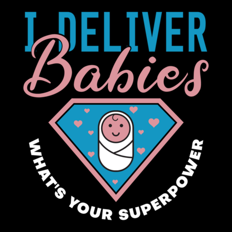 I Deliver Babies What's Your Superpower   Cute Midwife Pullover Hoodie Men's 3/4 Sleeve Pajama Set by cm-arts | Artistshot