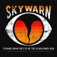 Skywarn Distressed Also Available As Non Distressed Crop Top | Artistshot