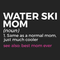 Water Ski Mom Definition Best Mom Ever Funny Waterskiing Tank Top 3/4 Sleeve Shirt | Artistshot