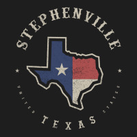 Vintage Stephenville Texas State Flag Map Souvenir Gift Long Sleeve T Classic T-shirt | Artistshot