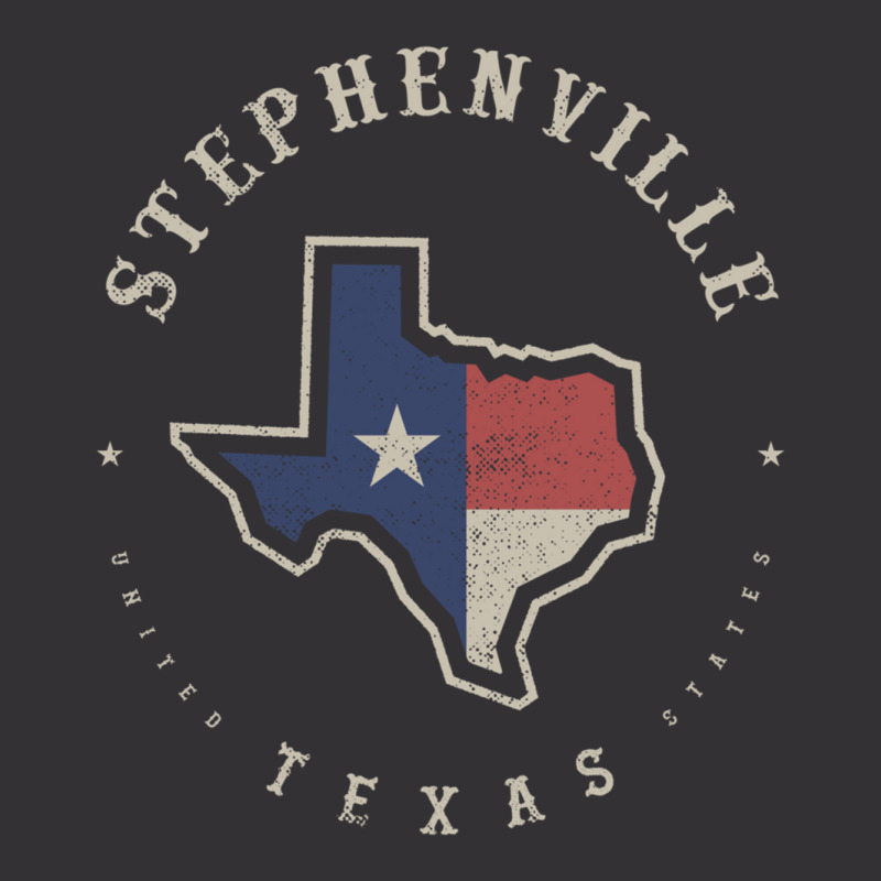 Vintage Stephenville Texas State Flag Map Souvenir Gift Long Sleeve T Vintage Hoodie And Short Set by cm-arts | Artistshot