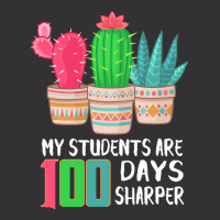 Funny 100 Days Of School Gift T  Shirt My Students Are 100 Days Sharpe Vintage Short | Artistshot