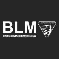 The Original Blm -bureau Of Land Management (white) Ladies Fitted T-shirt | Artistshot