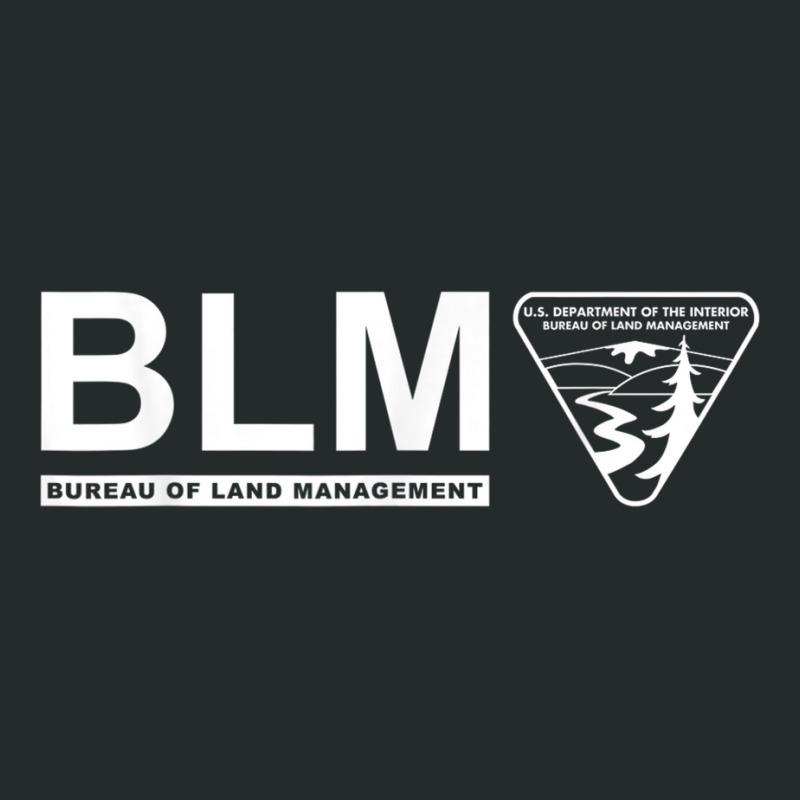 The Original Blm -bureau Of Land Management (white) Women's Triblend Scoop T-shirt by DevynGiorgio | Artistshot