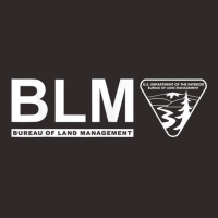 The Original Blm -bureau Of Land Management (white) Racerback Tank | Artistshot