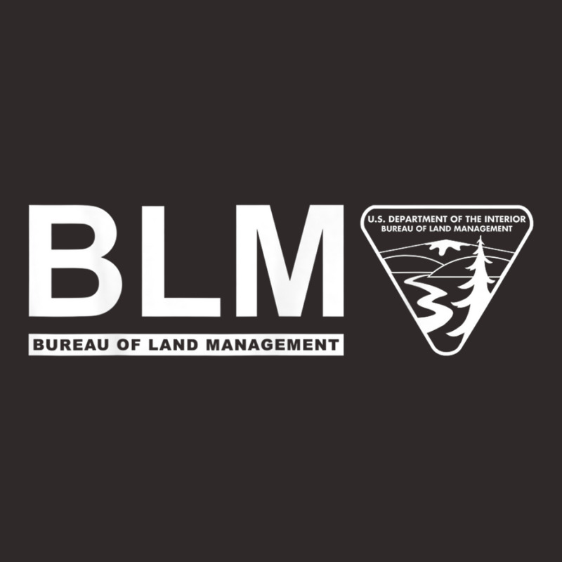 The Original Blm -bureau Of Land Management (white) Racerback Tank by DevynGiorgio | Artistshot