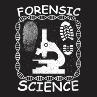 Womens Dna Fingerprint Footprint Microscope Forensic Science V Neck T T-shirt | Artistshot