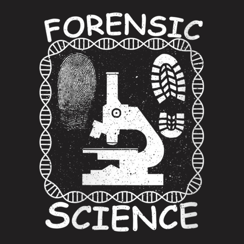 Womens Dna Fingerprint Footprint Microscope Forensic Science V Neck T T-shirt | Artistshot