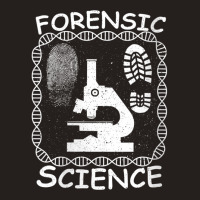 Womens Dna Fingerprint Footprint Microscope Forensic Science V Neck T Tank Top | Artistshot