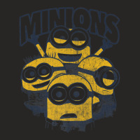 Despicable Me Minions Vintage Group Premium T Shirt Ladies Fitted T-shirt | Artistshot