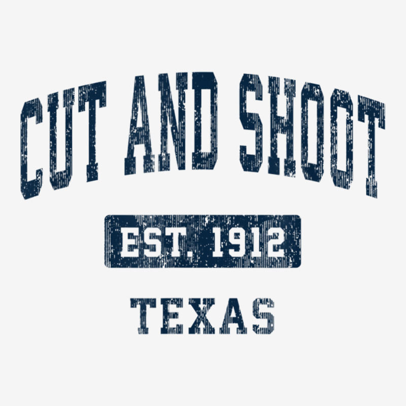 Cut And Shoot Texas Tx Vintage Sports Established Navy Desig T Shirt Classic T-shirt | Artistshot