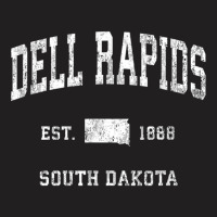 Dell Rapids South Dakota Sd Vintage Athletic Sports Design T Shirt T-shirt | Artistshot