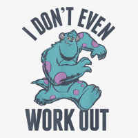 Funny Monsters Inc. Sulley Work Out Graphic Ladies Fitted T-shirt | Artistshot