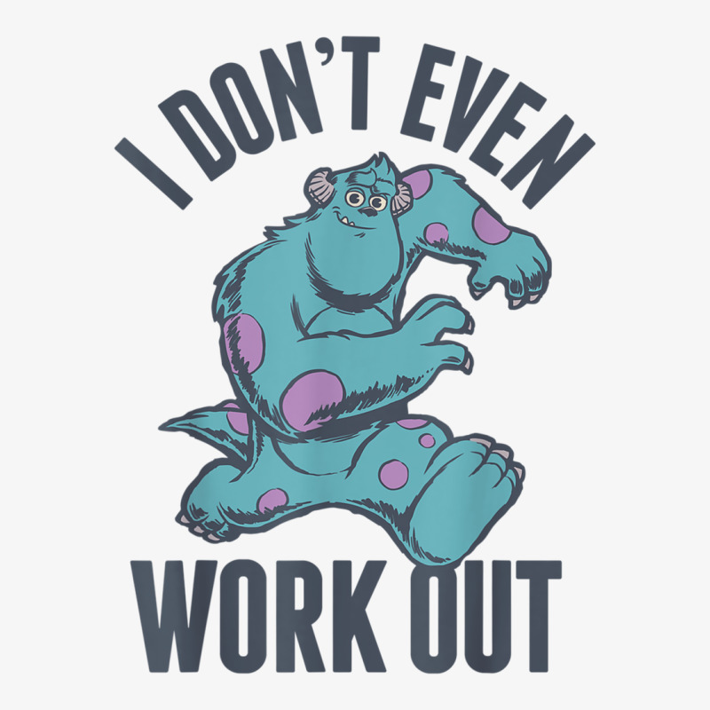 Funny Monsters Inc. Sulley Work Out Graphic Ladies Fitted T-Shirt by CharlizeShanon | Artistshot