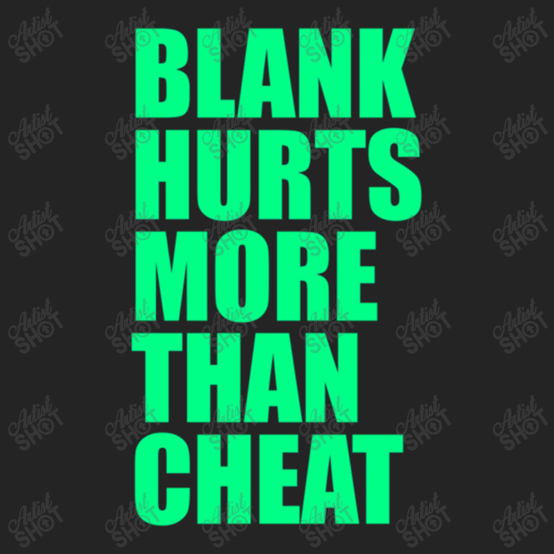 Blank Hurts More Than Cheat Green Fpl Design Classic 3/4 Sleeve Shirt by MylaLe | Artistshot