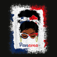 Messy Bun Panamanian Panama Flag Womens Woman Girl Scorecard Crop Tee | Artistshot