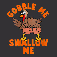 Womens Funny Christmas Twerking Turkey Gobble Me, Swallow Me V Neck T Vintage Hoodie | Artistshot