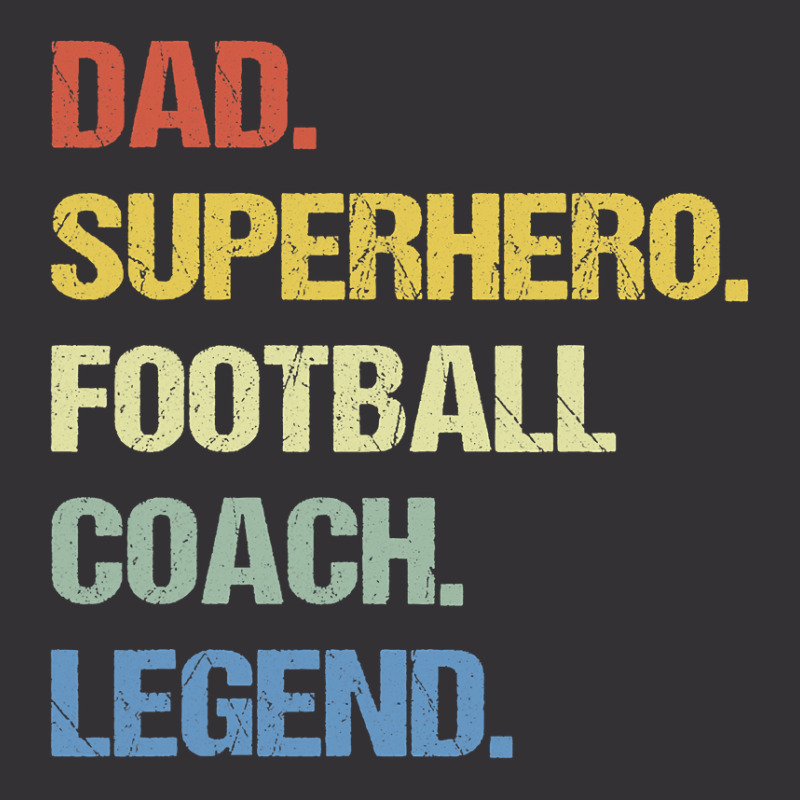 Football Coach Dad 144 Vintage Hoodie by cm-arts | Artistshot