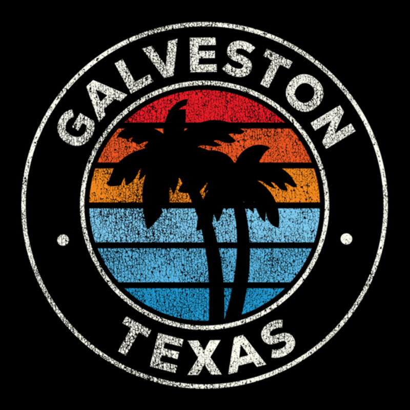 Galveston Texas Tx Vintage Graphic Retro 70s Long Sleeve T Shirt Graphic Youth T-shirt by cm-arts | Artistshot