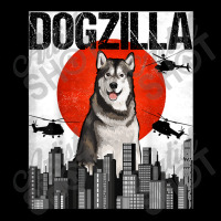 Funny Vintage Japanese Dogzilla Alaskan Malamute Zipper Hoodie | Artistshot