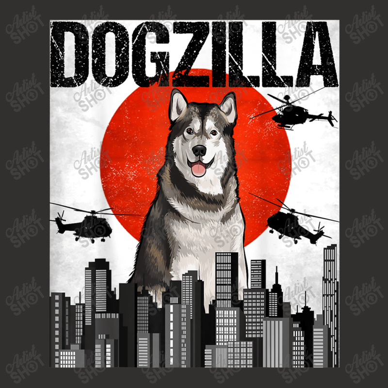 Funny Vintage Japanese Dogzilla Alaskan Malamute Champion Hoodie | Artistshot