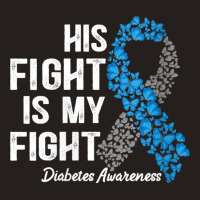 Womens T1d Apparel His Fight Is My Fight Type 1 Diabetes Awareness V N Tank Top | Artistshot